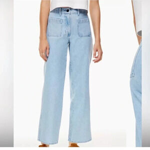 Aritzia Wilfred Free Adrift Jean high rise wide leg size 4
